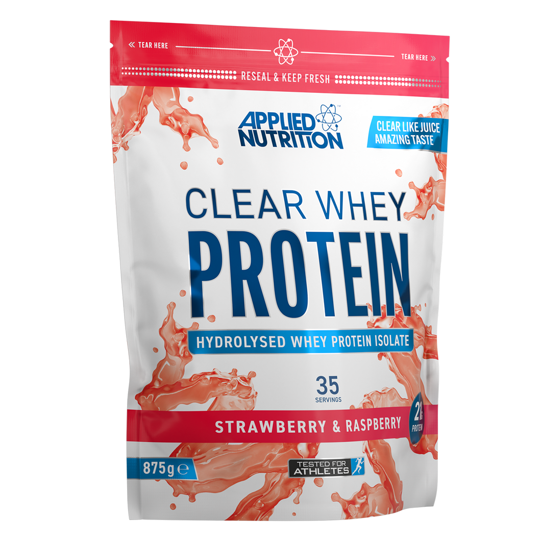 APPLIED NUTRITION CLEAR WHEY 875G - Strawberry & Raspberry